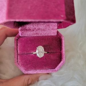 4.5 Ct Brilliant Oval Moissanite Ring